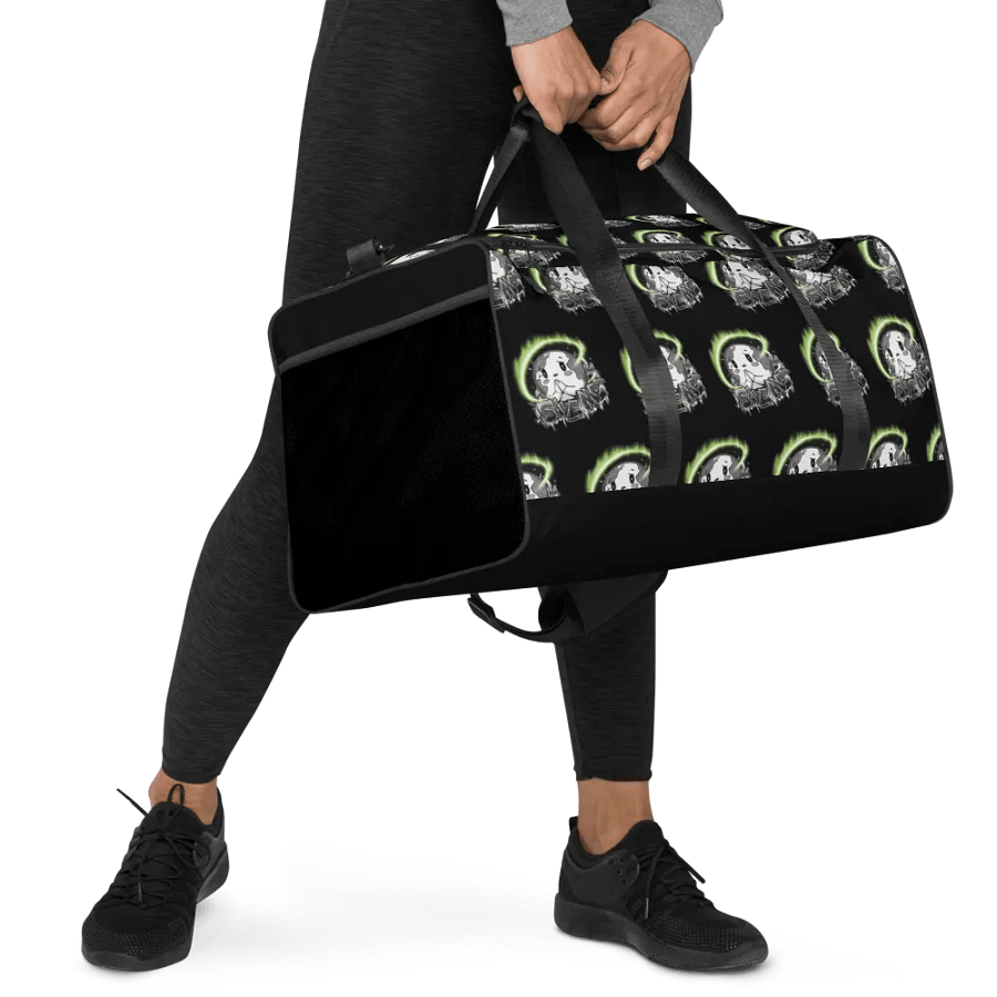 Save Me: A Plea from Planet Earth Black Duffle Bag 🌍 product image (8)