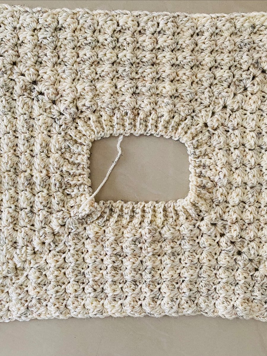 Crochet Raglan Sedge stitch Sweater Written Pattern product image (4)