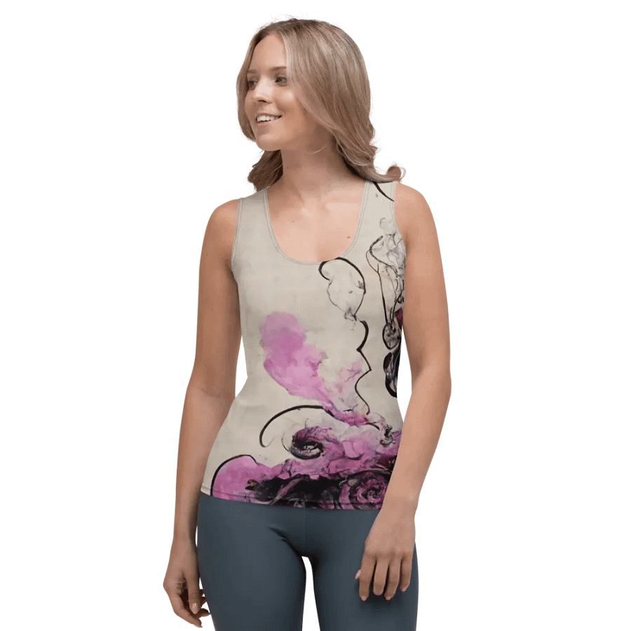 Whimsical Mist All-Over Print Tank Top product image (1)