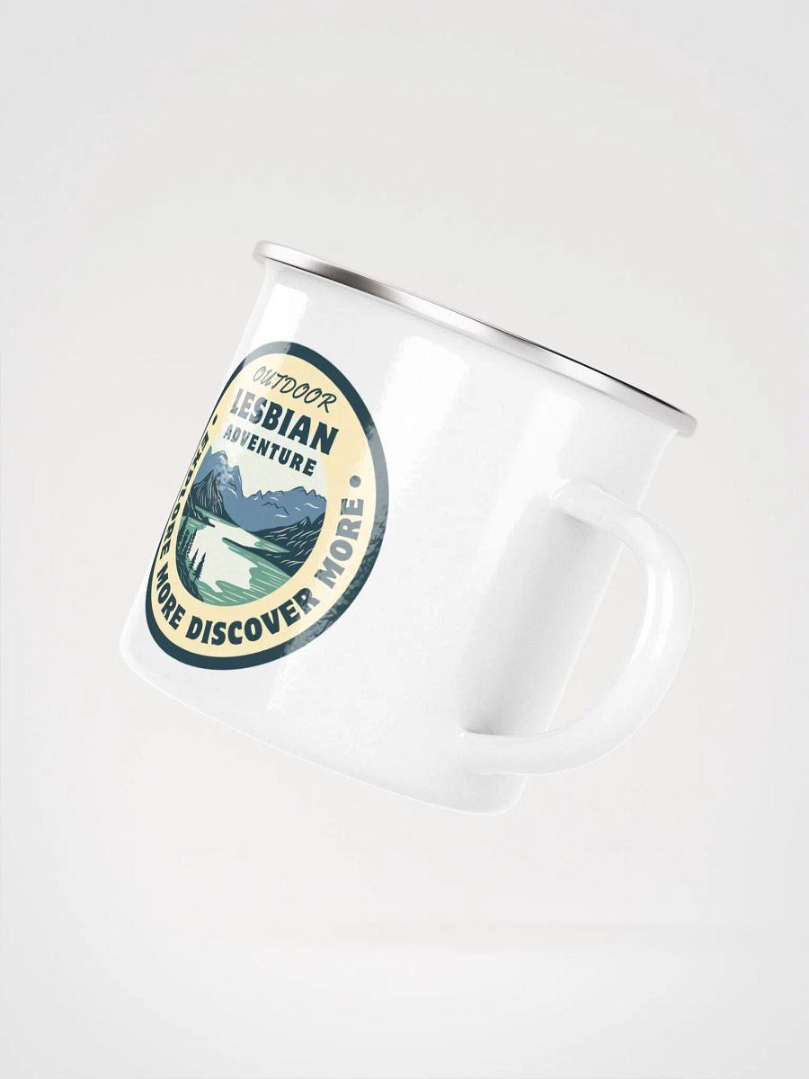 Outdoor Lesbian Enamel Mug product image (3)