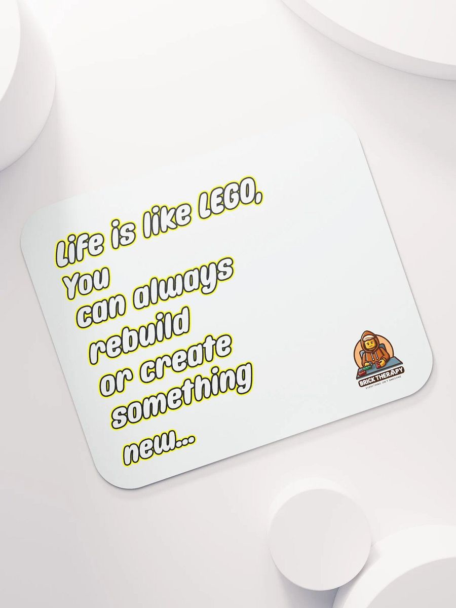Life is like Lego Mouse Mat 2 product image (7)