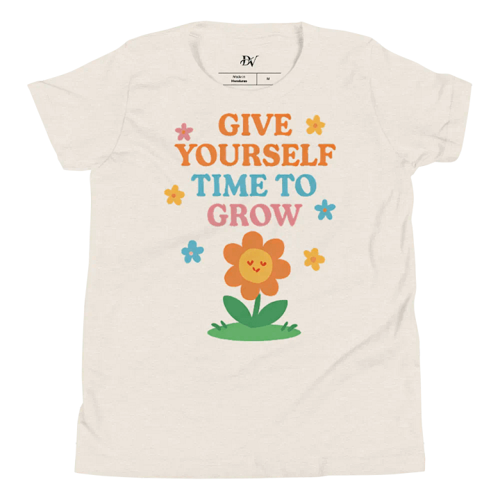 Give Yourself Tine To Grow Youth T-shirt product image (2)