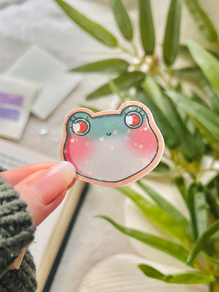 Lily Cutie Holographic sticker product image (3)