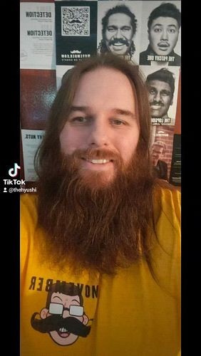 My Movember Pre-Shave for 2023 https://mobro.co/hyushi #Movember #movember2023 #shave #beardsgone #charity