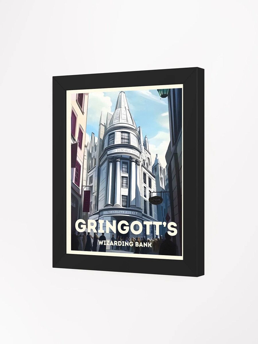 Gringotts Wizarding Bank Vintage Travel Poster product image (3)