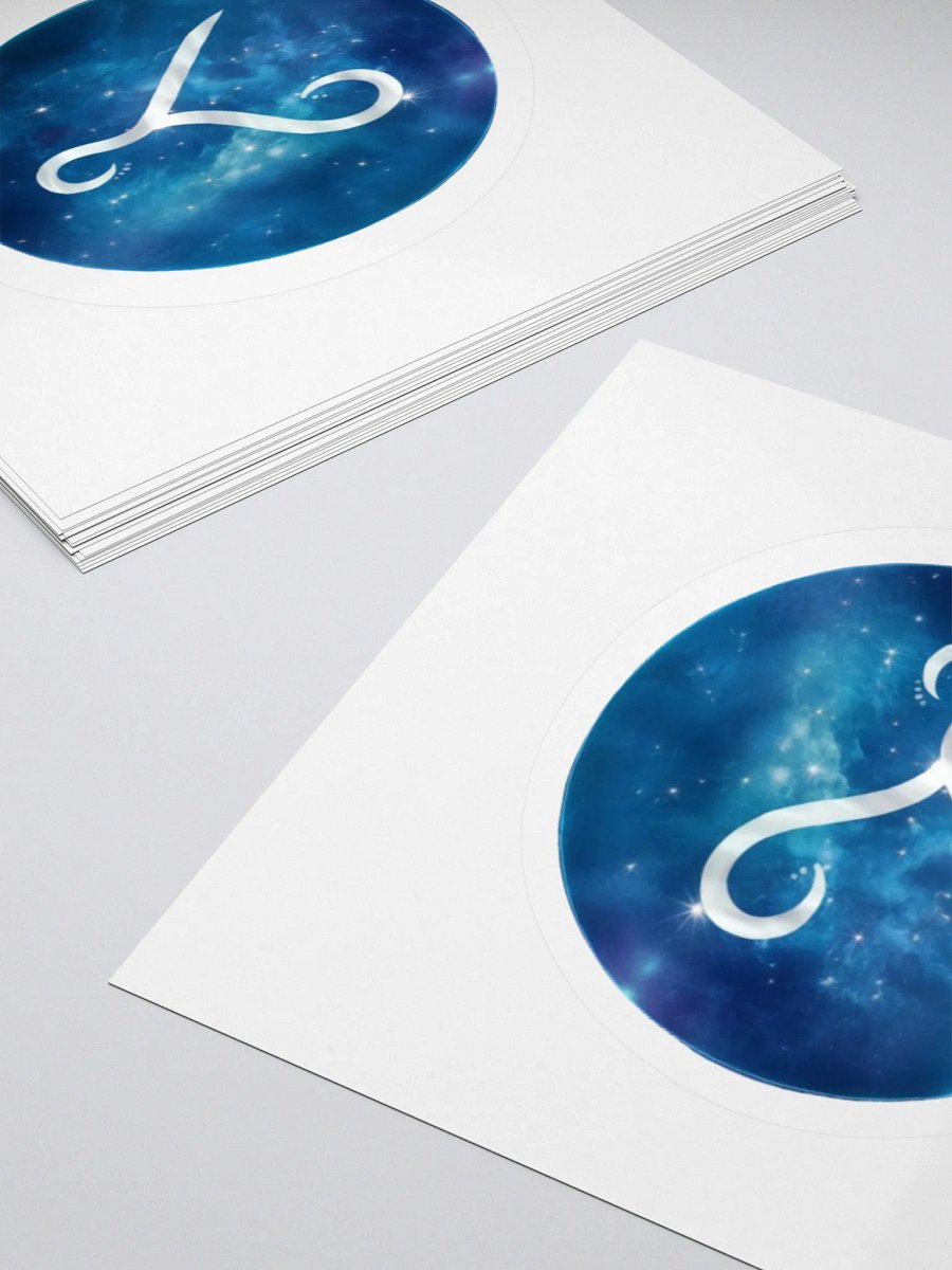 Aquarius Zodiac Kiss Cut Sticker - Exclusive Design product image (4)