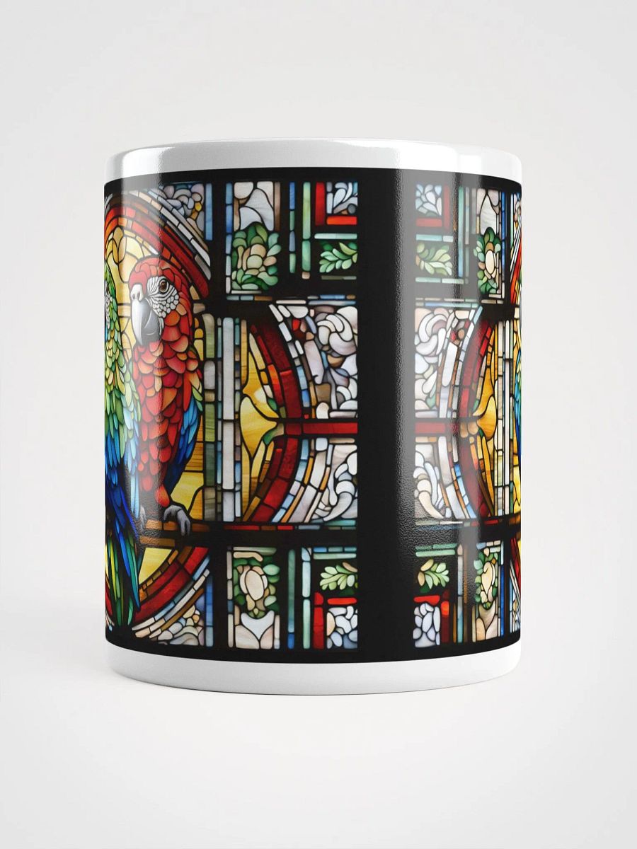 #003 - Macaw Sweethearts Stained Glass Mug product image (10)