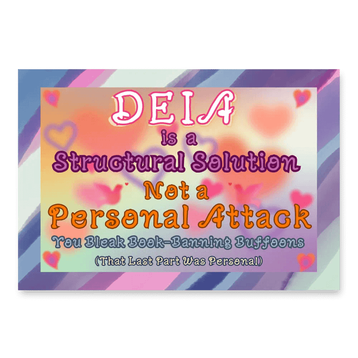 Hands Off DEIA, Structural Solution, Protest Papers product image (2)
