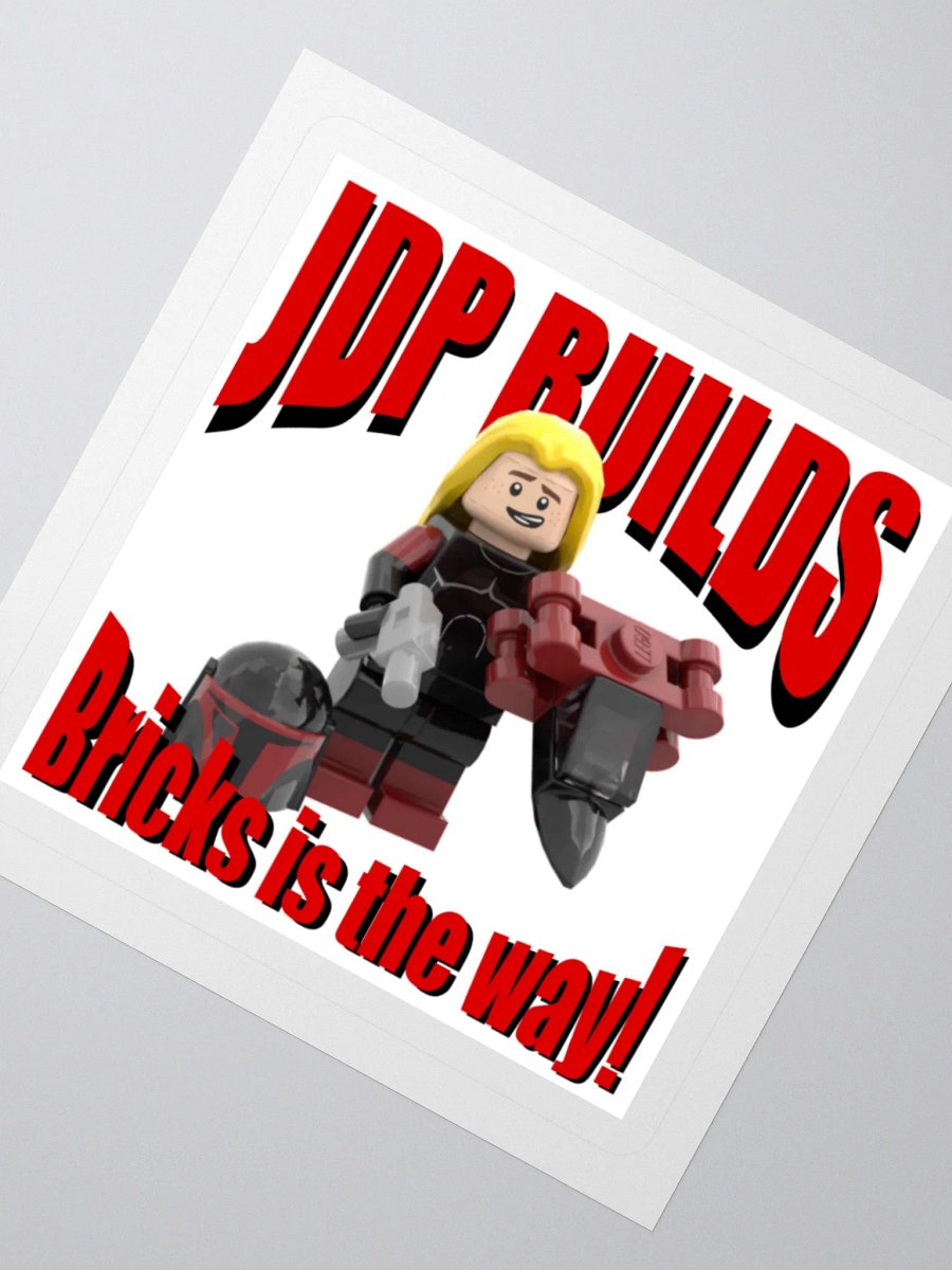 JDP Builds Bricks is the way! Stickers product image (4)