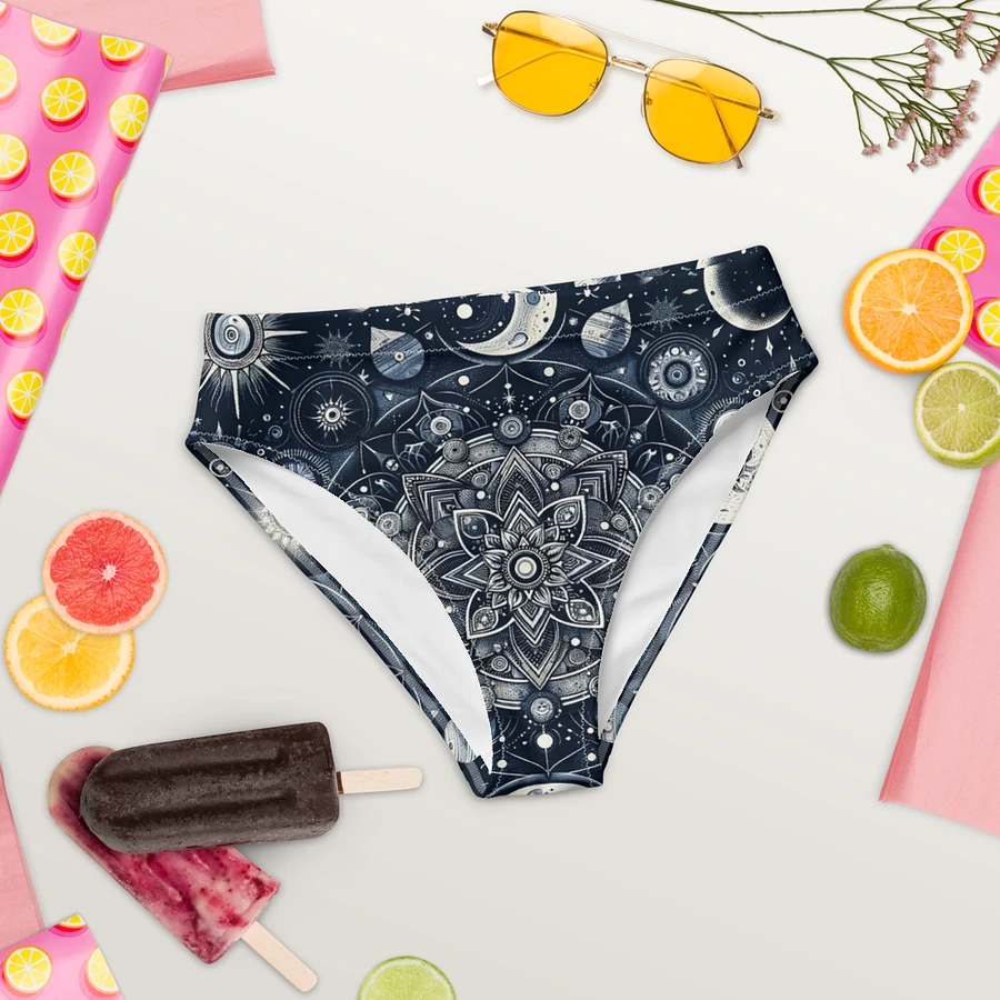 All-Over Print Recycled High Waisted Bikini Bottom product image (8)