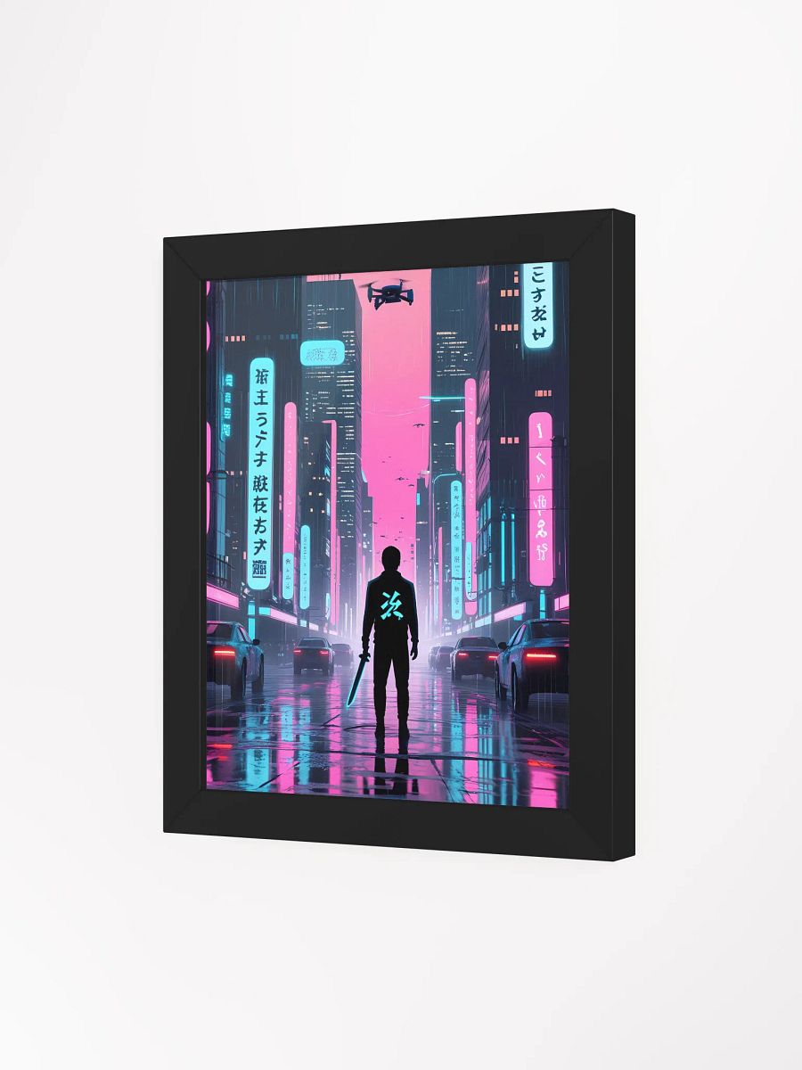 Neon Samurai Framed Poster product image (3)