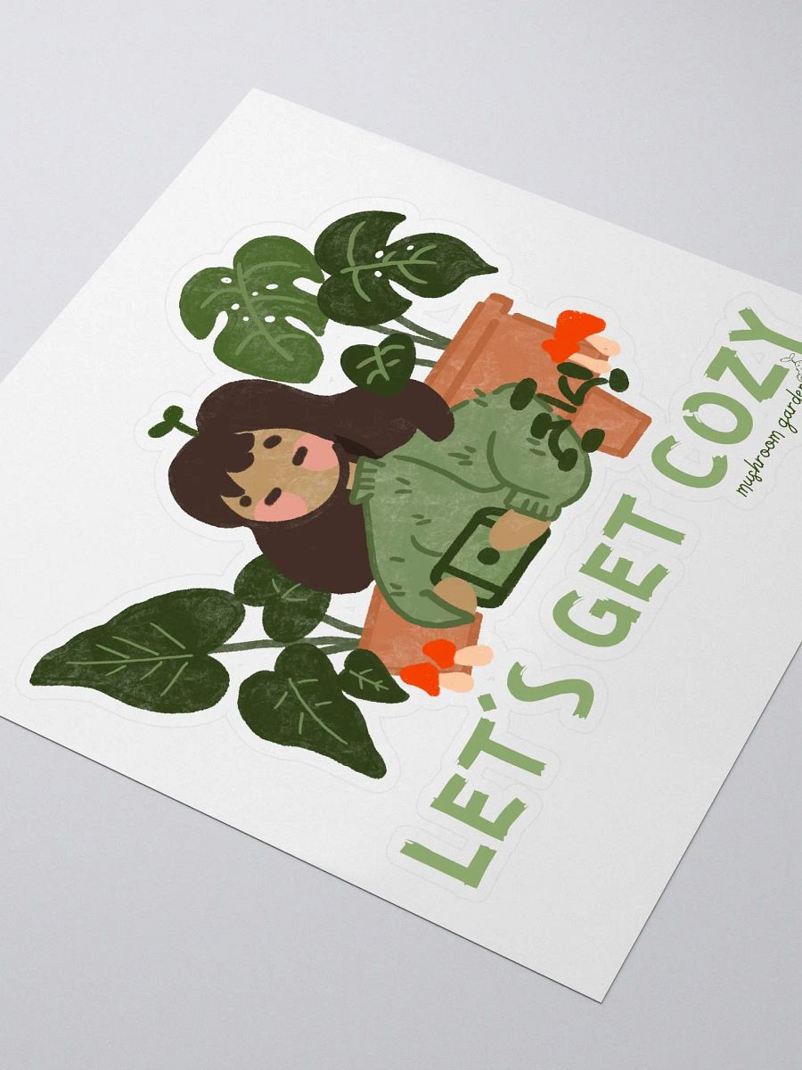 LETS GET COZY STICKER product image (3)