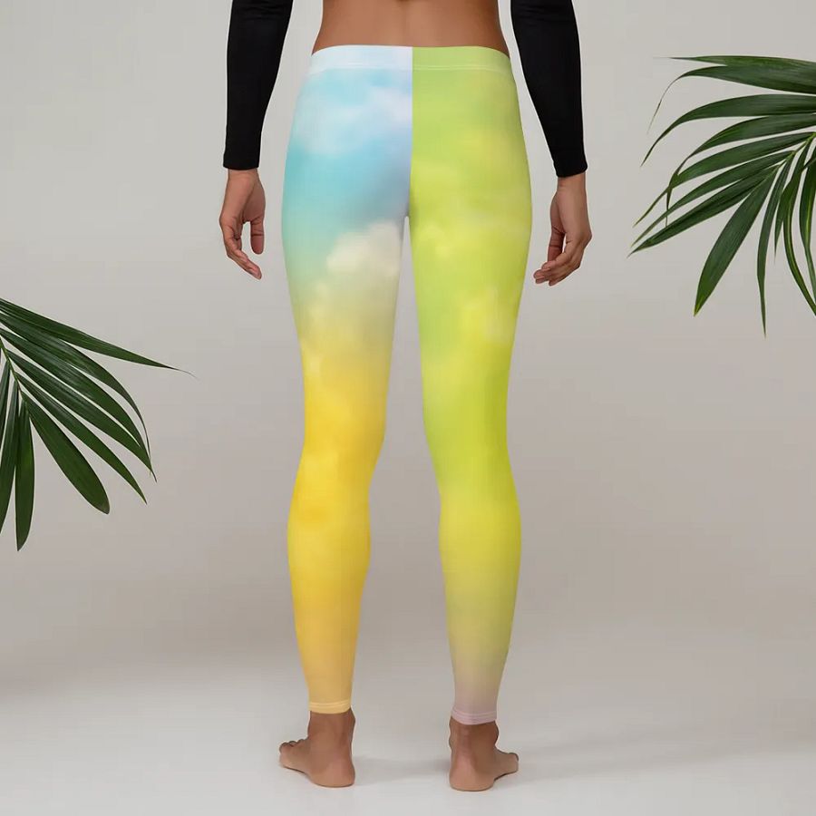 Blur cloud rainbow Design Legging - V9 product image (3)