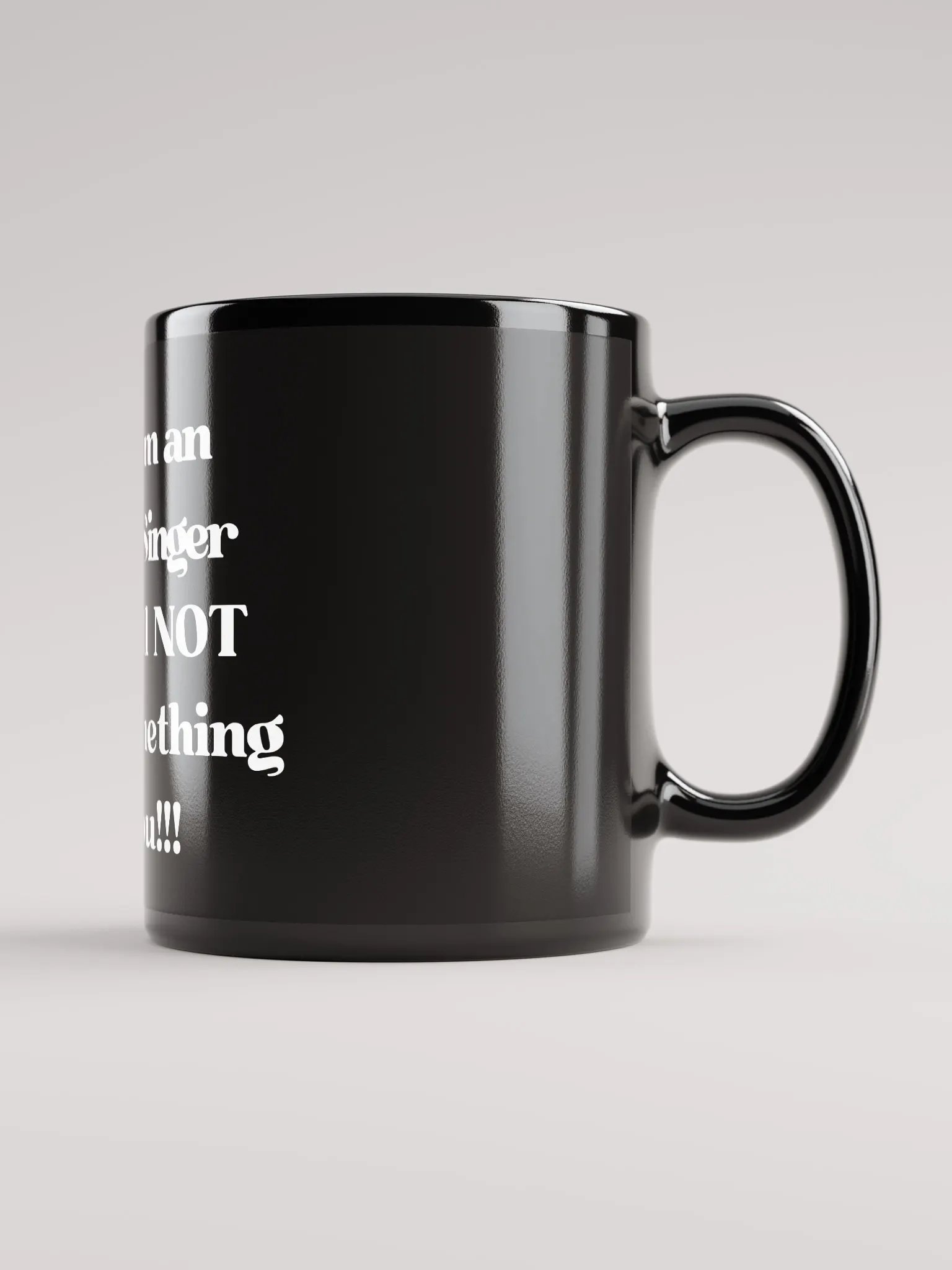 Black Glossy Mug - 