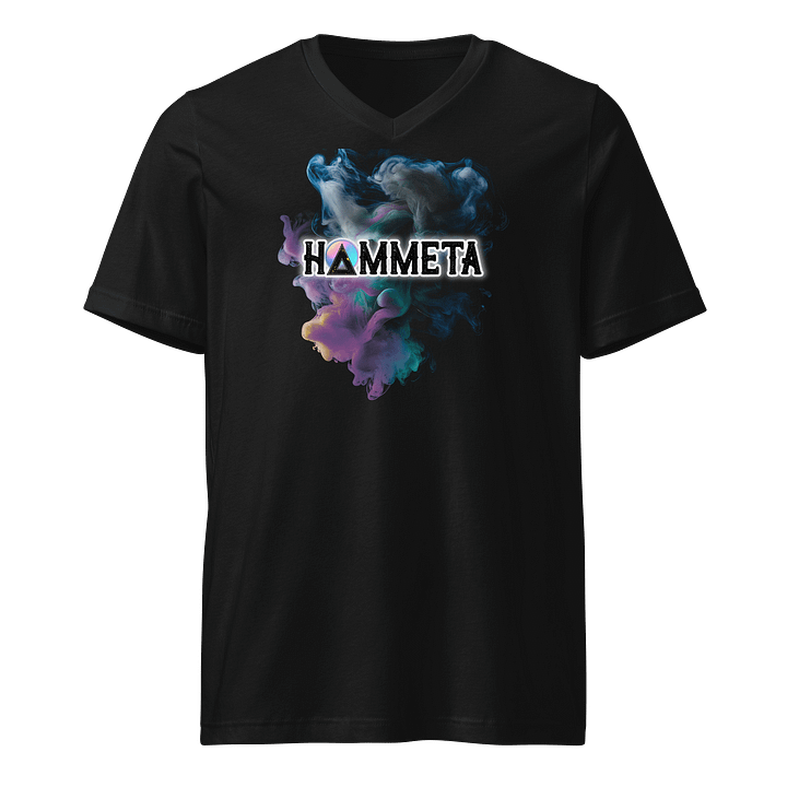 Hammeta Logo Smokey V-Neck T-Shirt product image (1)