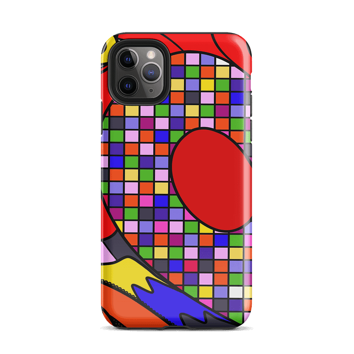 Vibrant Red Abstract iPhone® Tough Case product image (26)