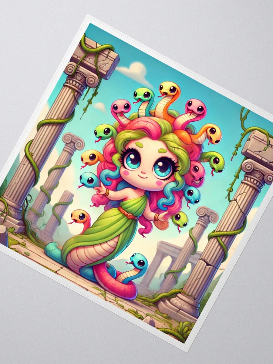 Rainbow Chibi Medusa Sticker – Mythical Magic product image (7)