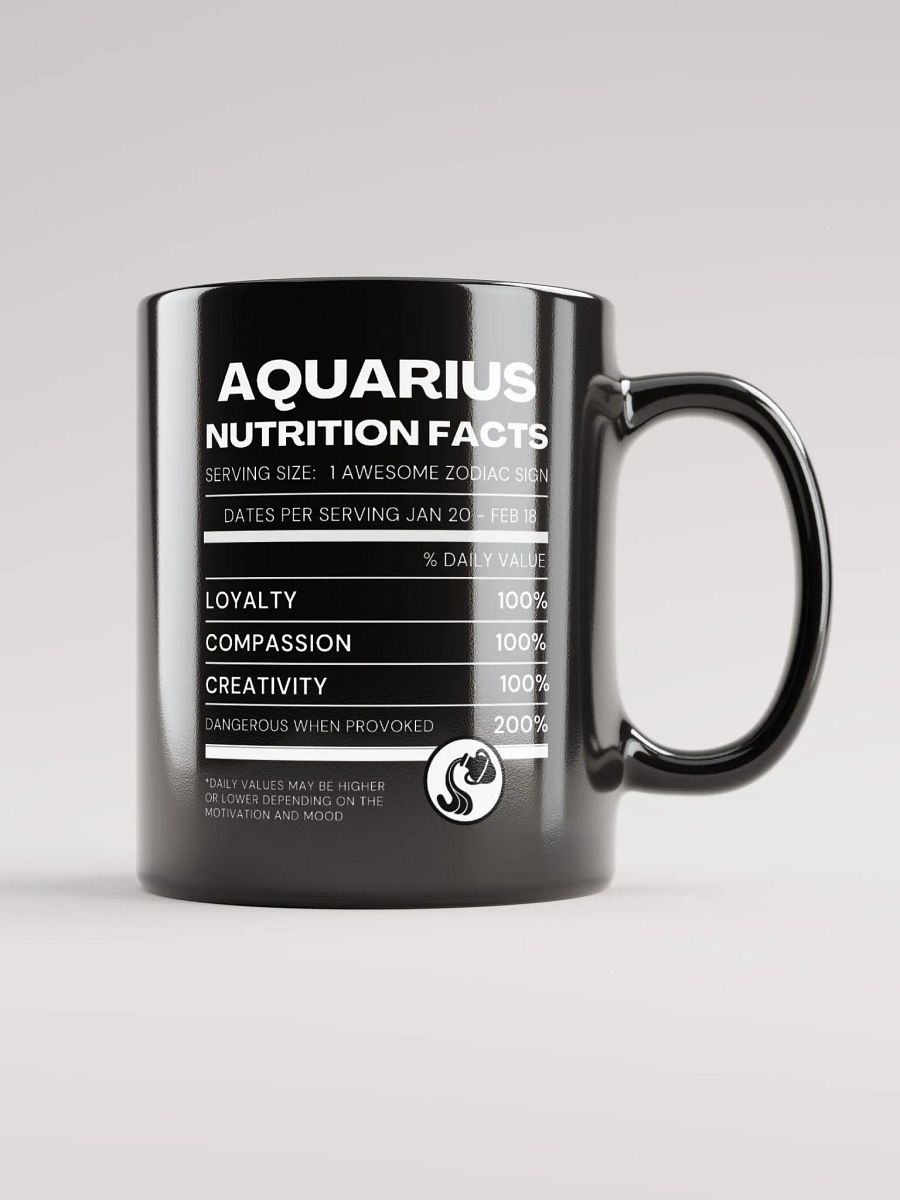 Aquarius Nutrition Facts Mug product image (6)