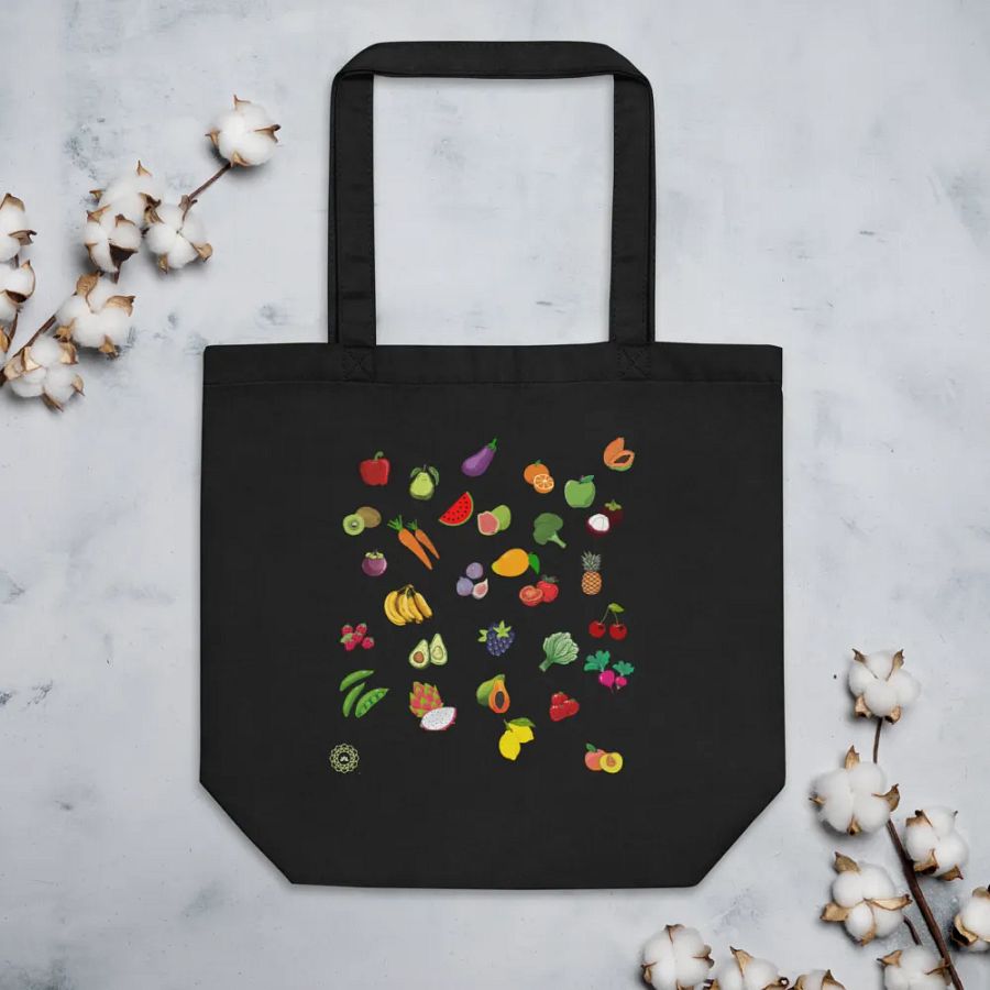 Farmers' Market Fruits and Veggies Tote product image (3)