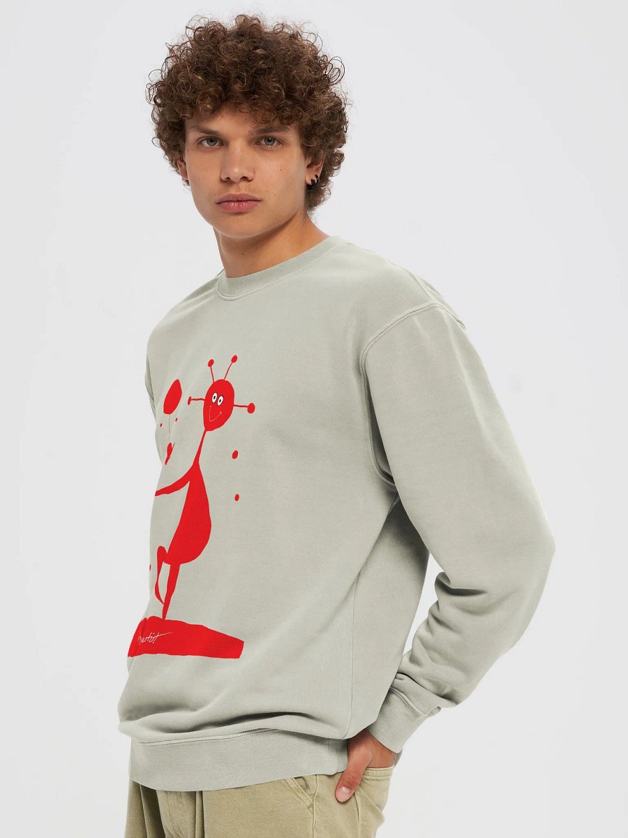 Independent Trading Co. Unisex Midweight Pigment Dyed Sweatshirt product image (2)