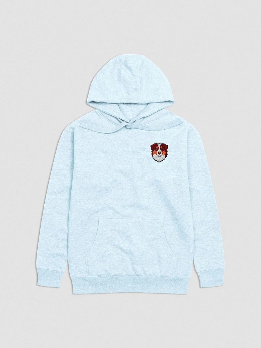 Cheerful Australia Shepherd Embroidered Cotton Hoodie product image (5)