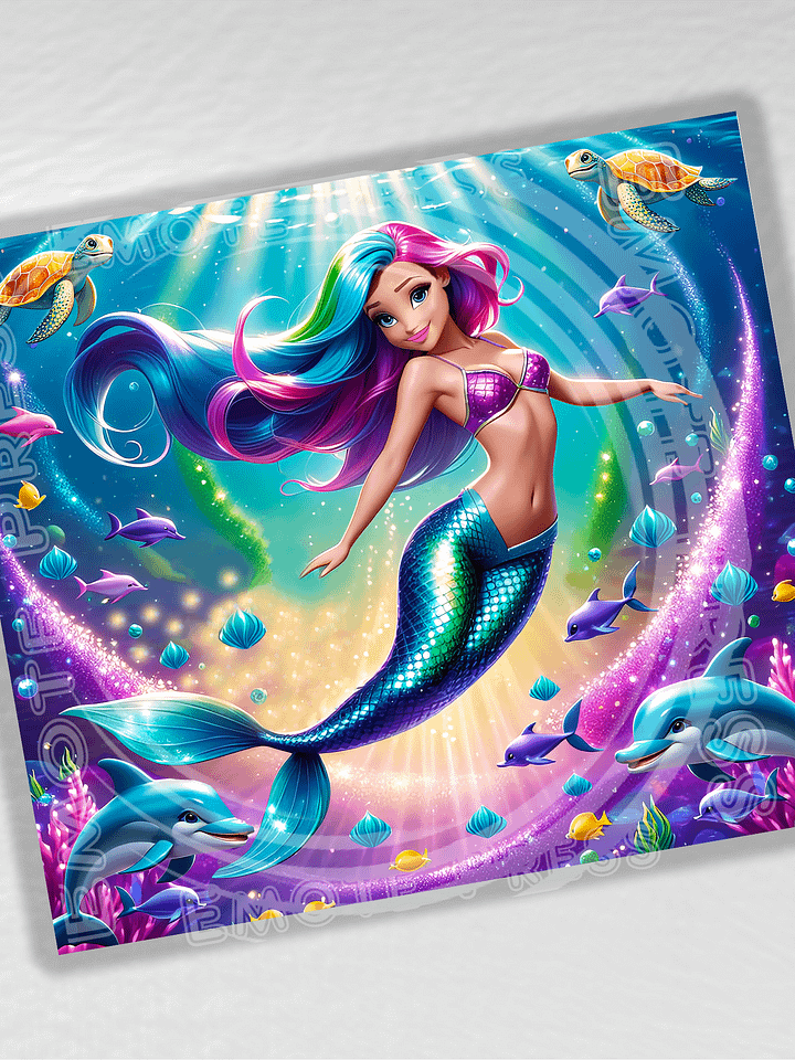 Mermaid Princess 20 oz Stainless Steel Tumbler - V4 product image (2)