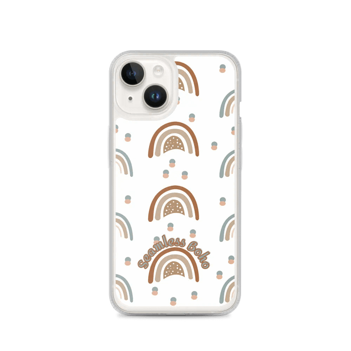 Boho Rainbow Seamless iPhone® Case product image (4)