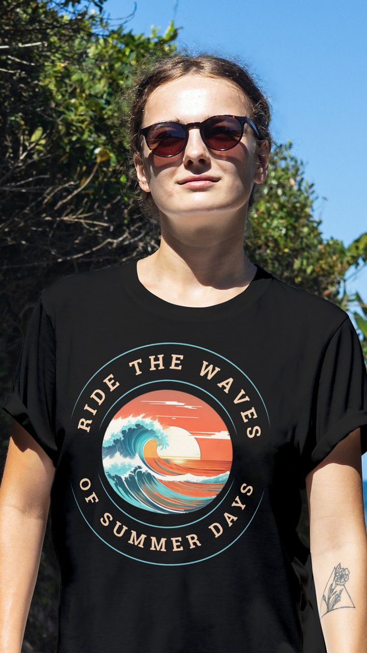 Ride The Waves of Summer Days T-Shirt product image (1)