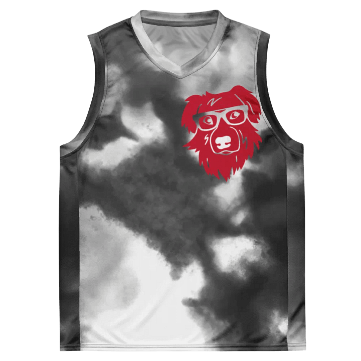 Cloudscape All-Over Print Basketball Jersey product image (2)