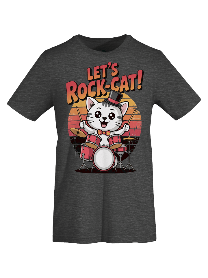 Rock-Cat Drummer T-Shirt product image (1)