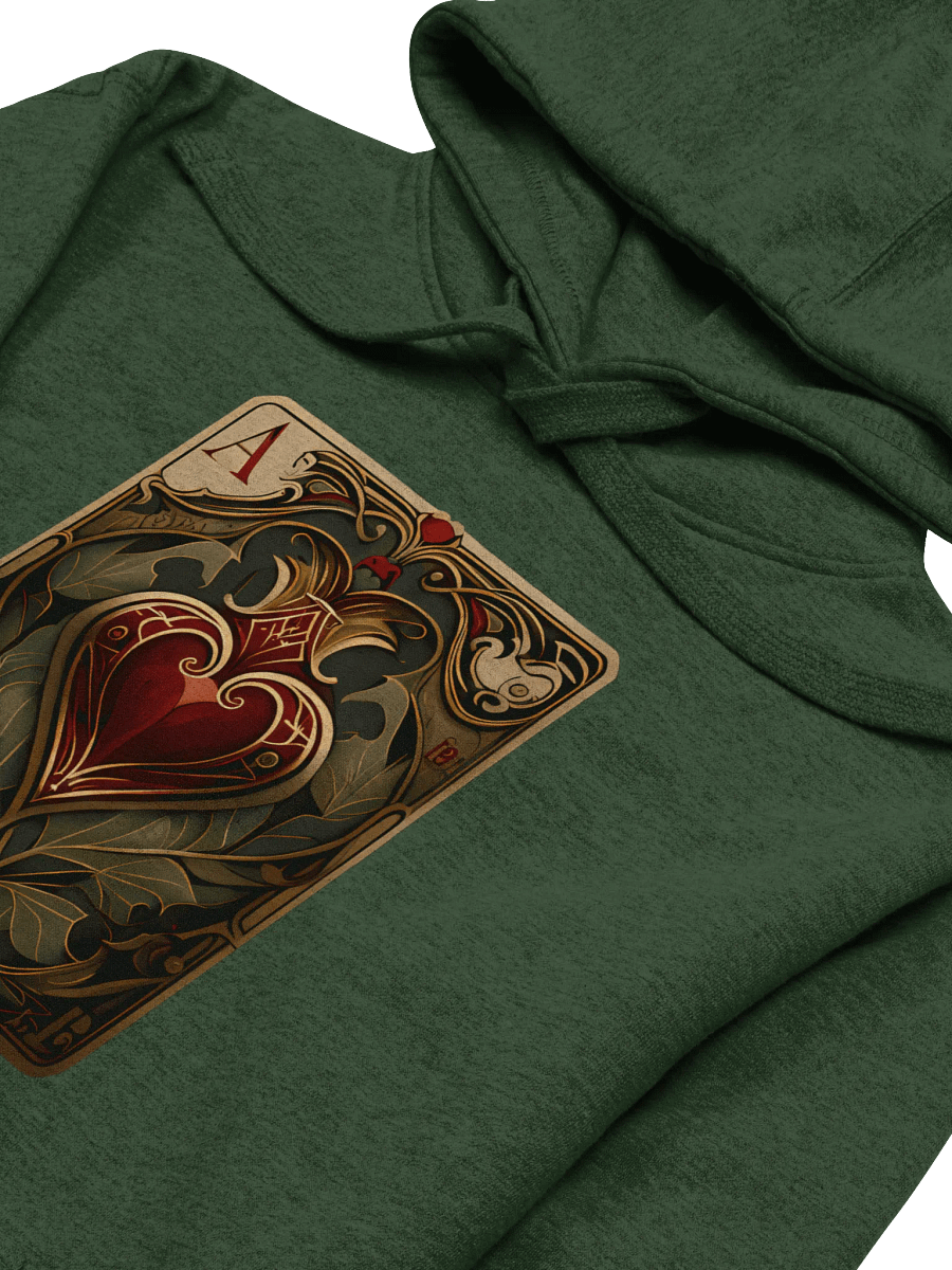 Ace of Hearts Ornate Premium Hoodie product image (3)