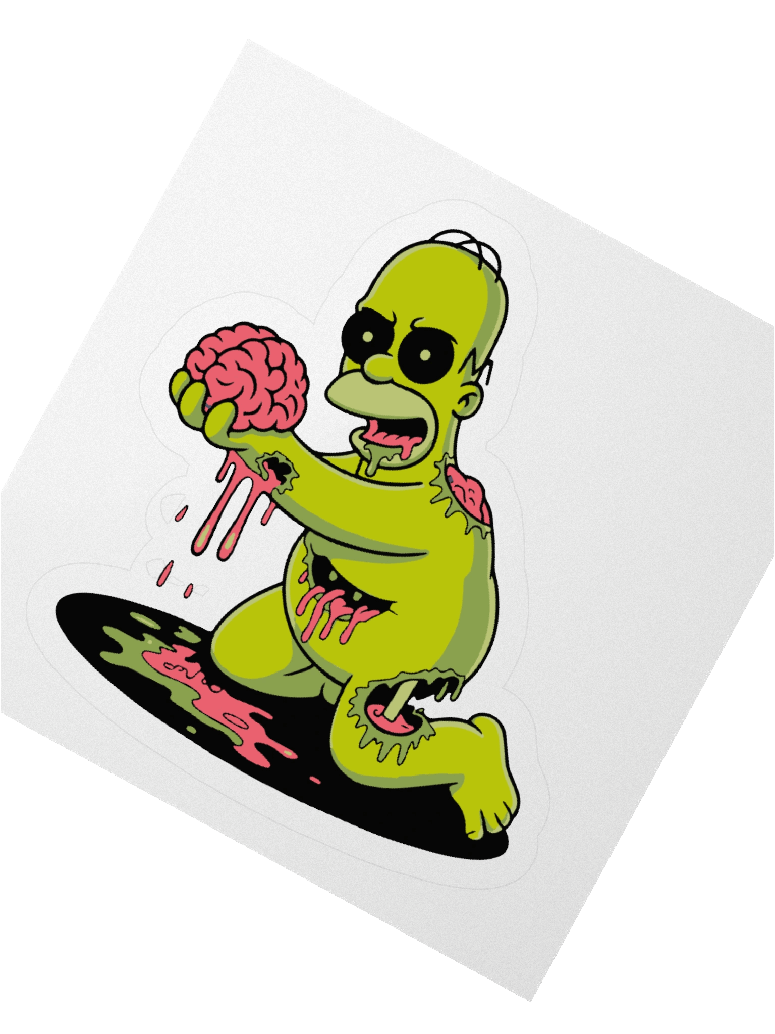 Undead Brain Sticker Set product image (4)