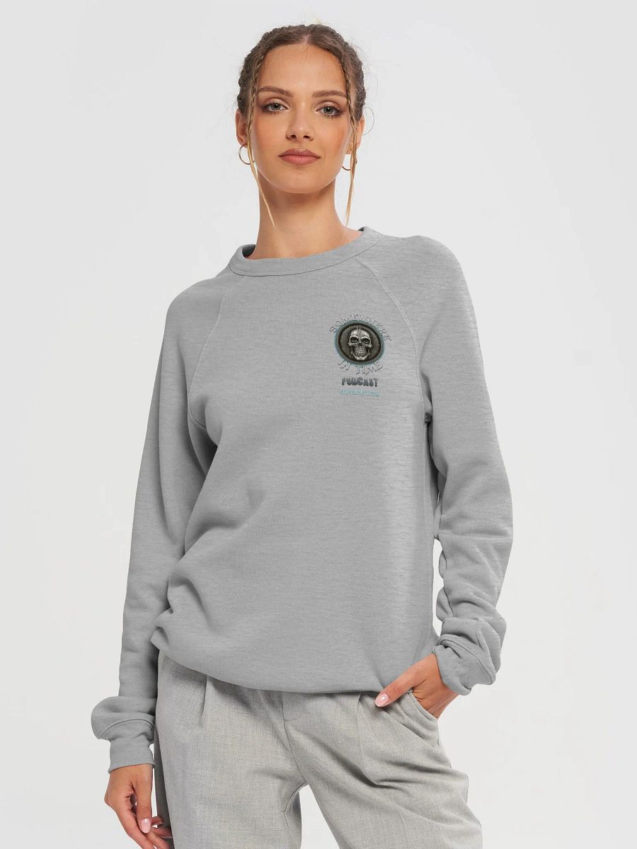 Somewhere in Time Podcast Double Sided Bella+Canvas Unisex Sponge Fleece Raglan Sweatshirt product image (4)