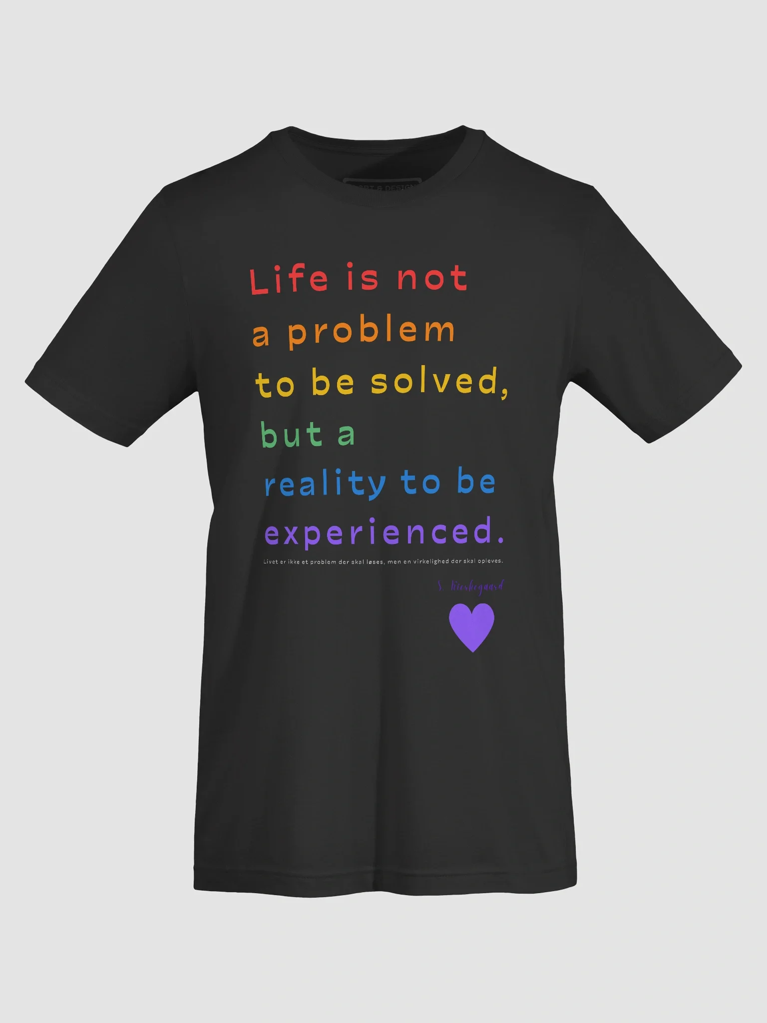 Embrace the Experience – Kierkegaard's Wisdom on Life - Bella+Canvas Supersoft T-Shirt product image (7)