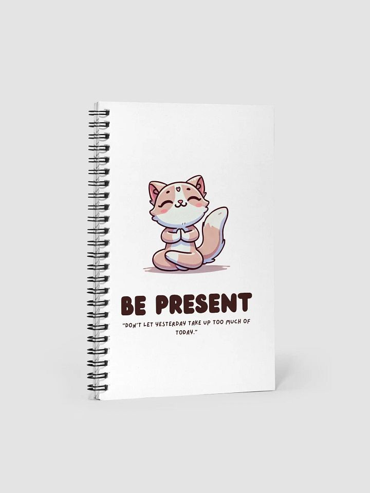 Zen Cat Spiral Notebook product image (1)