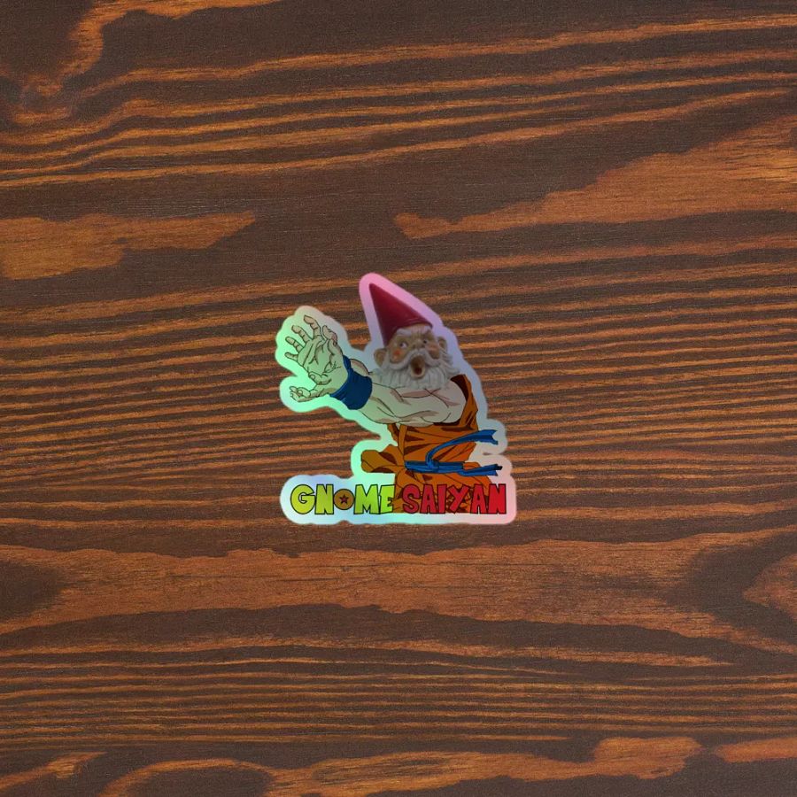 Gnome Saiyan Holo Sticker product image (5)