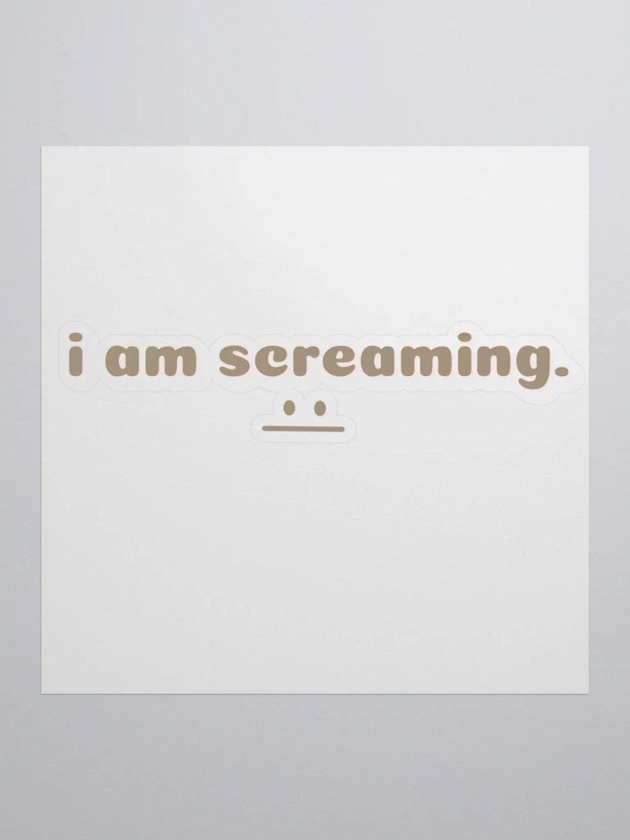 Screaming sticker product image (1)