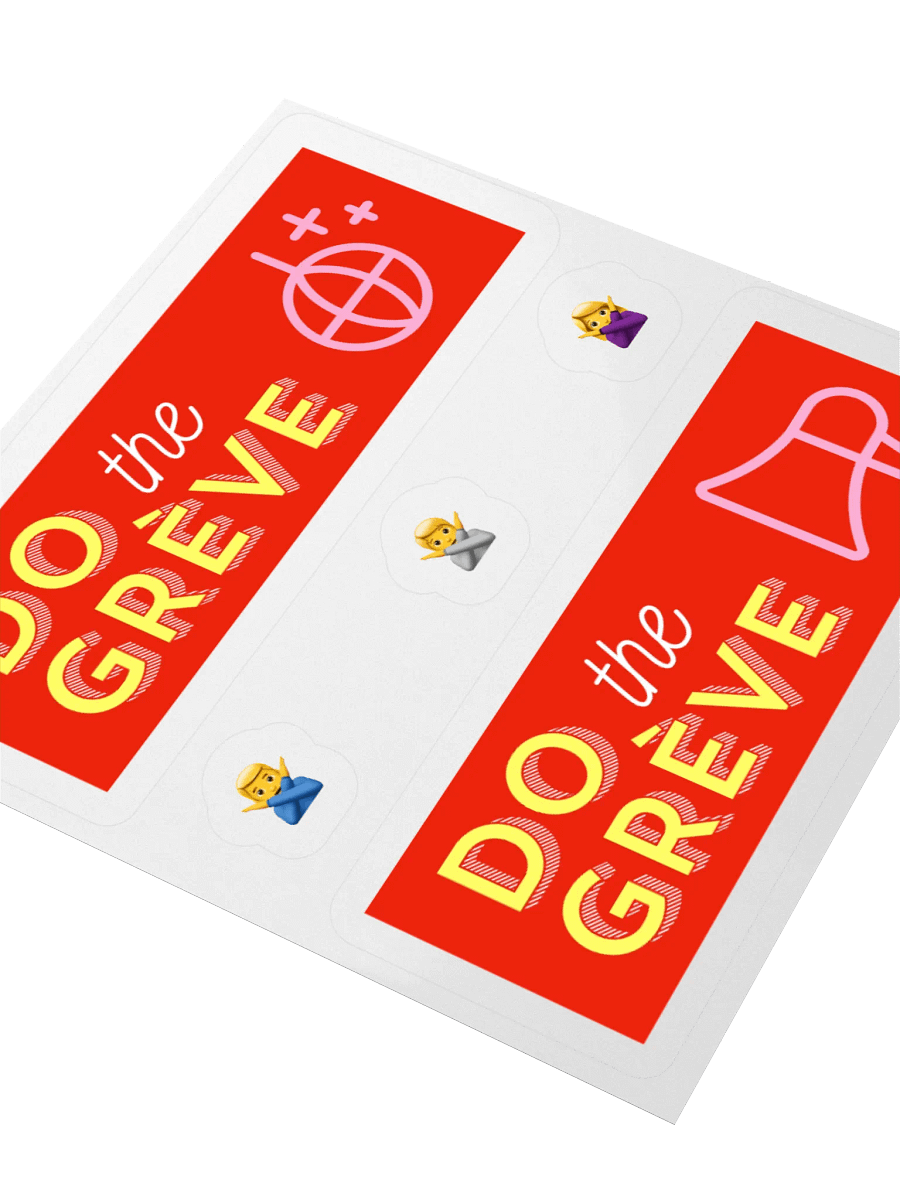 Do the grève • S.T.R.I.K.E. Emoji Edition Stickers Set product image (3)