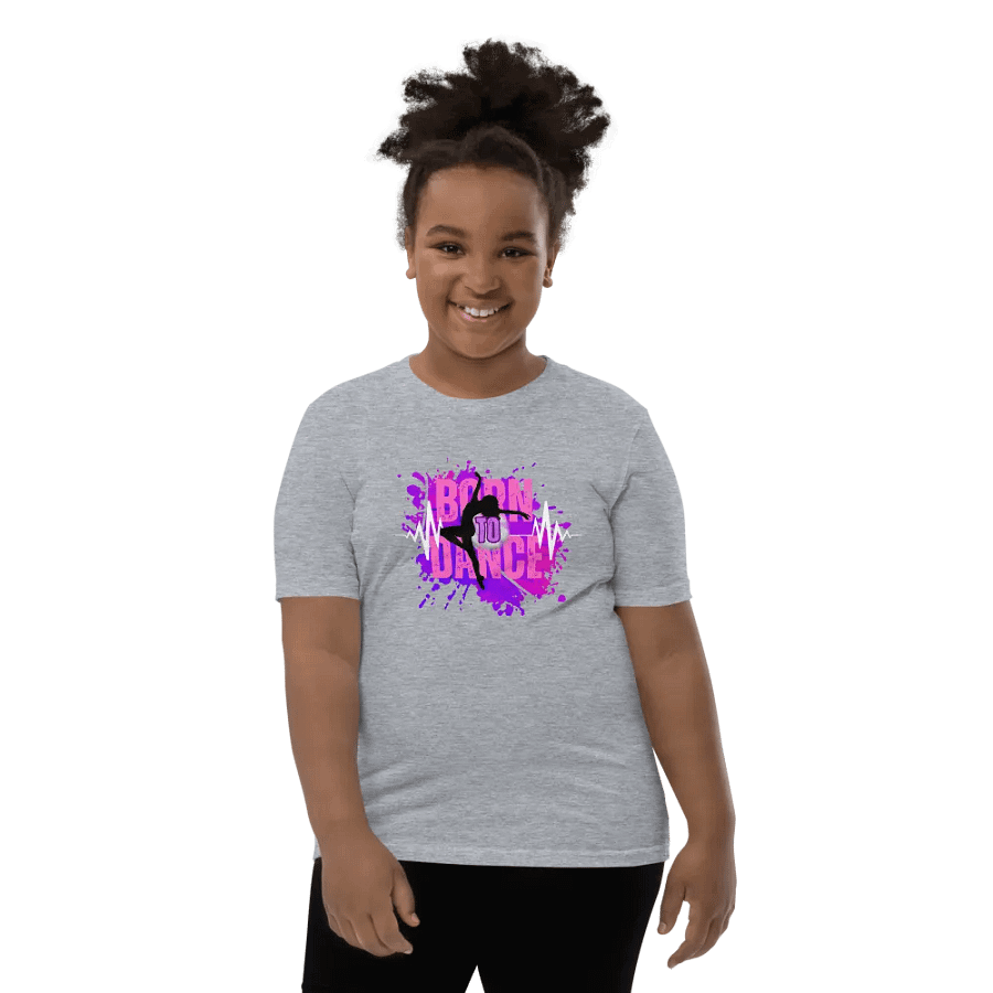 Born to Dance Her Silhouette Dynamic Dance Youth T-Shirt product image (3)