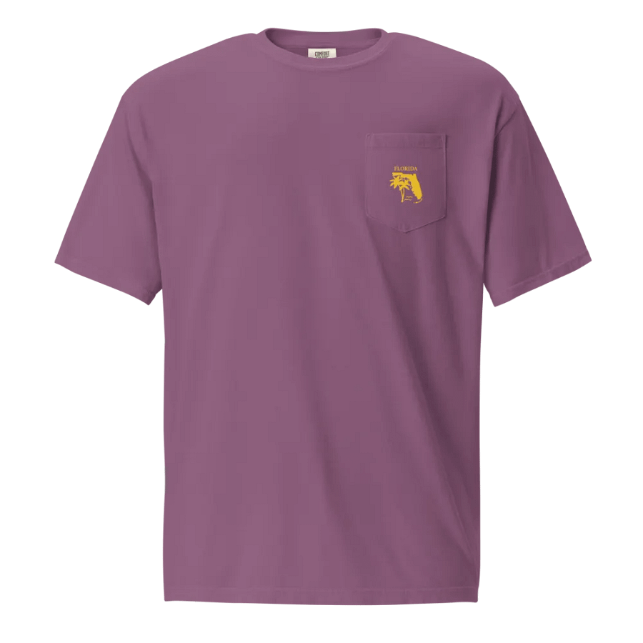 "Lido" Beach Pocket Tee Front & Back product image (1)