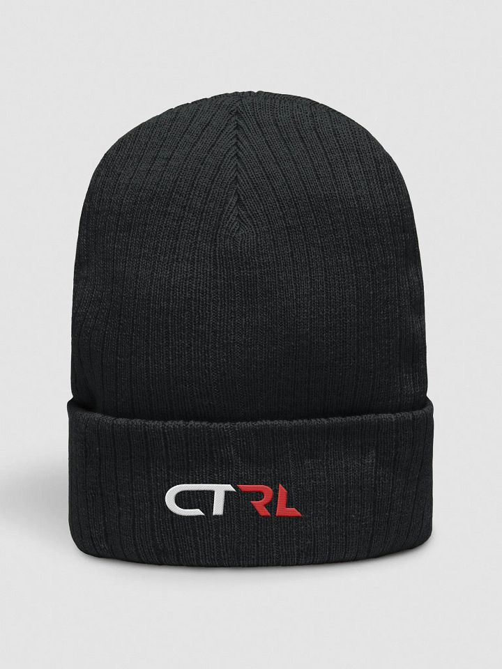 CTRL Ribbed Knit Beanie product image (2)