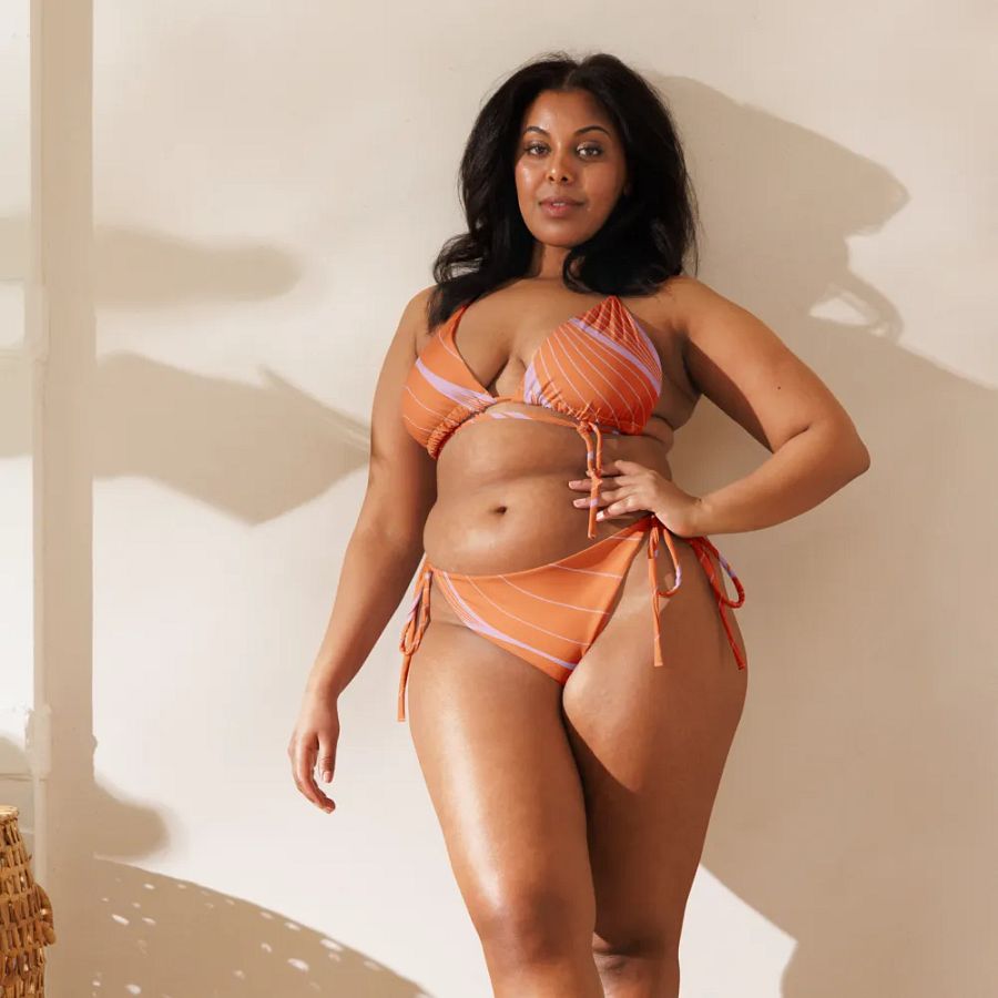 All-Over Print String Bikini - Orange product image (9)