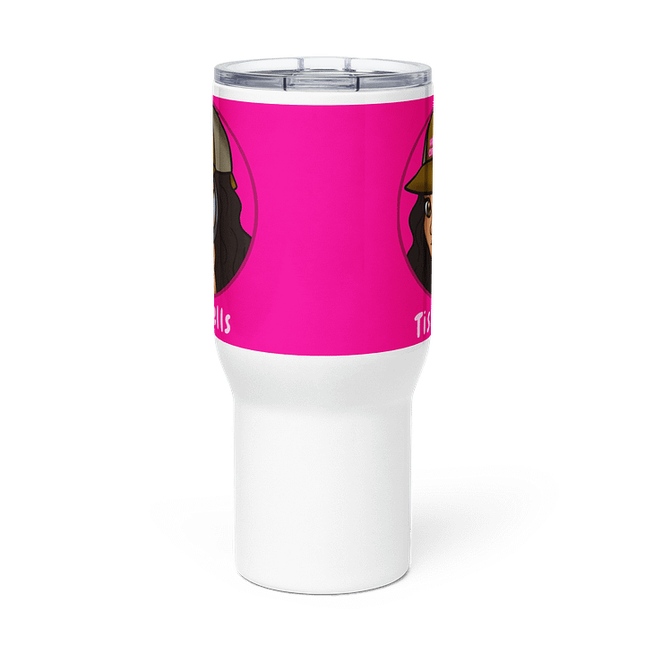 Pink Tisa Tells travel mug product image (3)