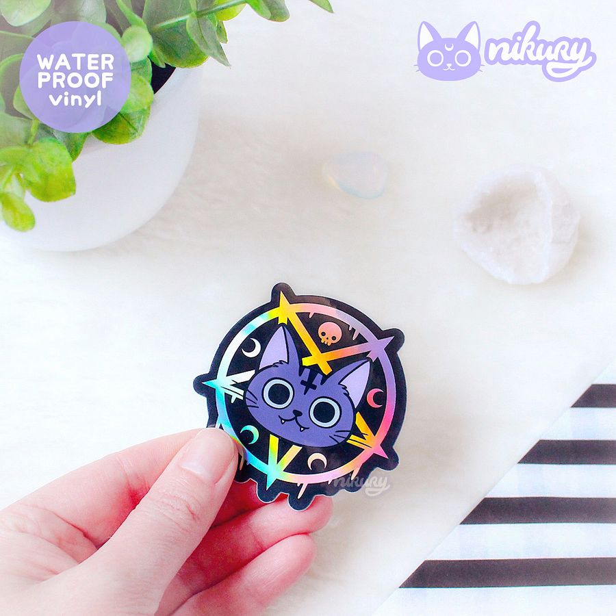 Holographic Lucipurr Sticker product image (6)