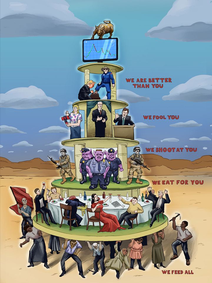 Capitalist Pyramid - 2024 edition Tee product image (2)