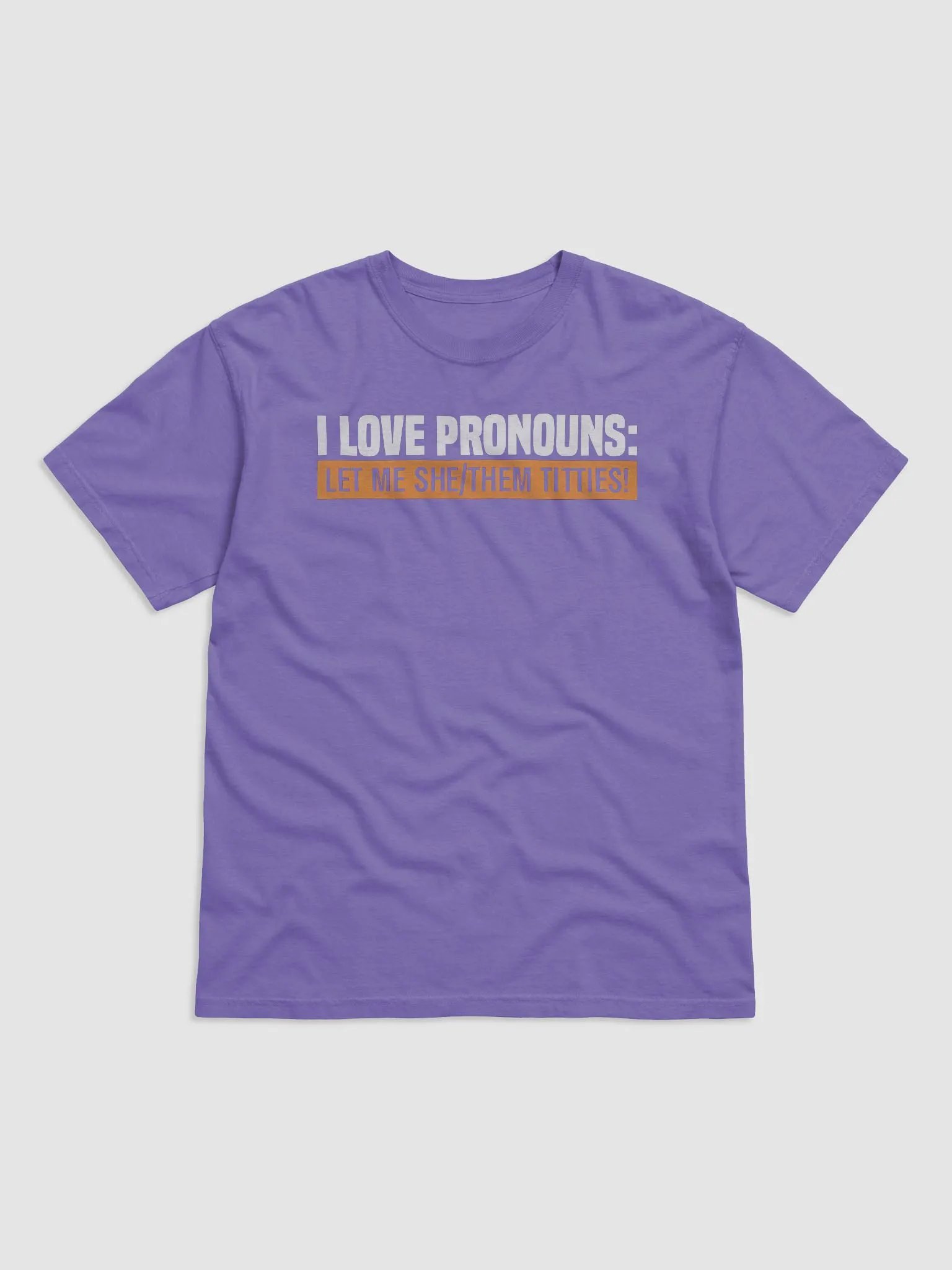 I Love Pronouns Let Me She Them Titties Shirt product image (5)