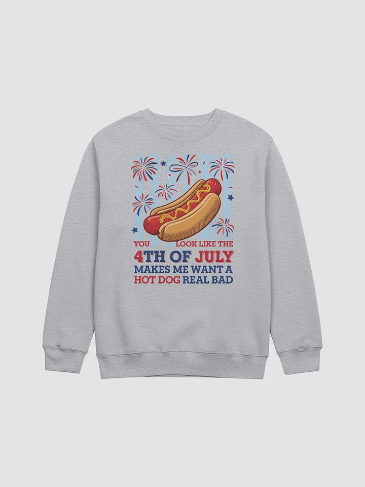 Patriotic Hot Dog Celebration Sweatshirt product image (3)
