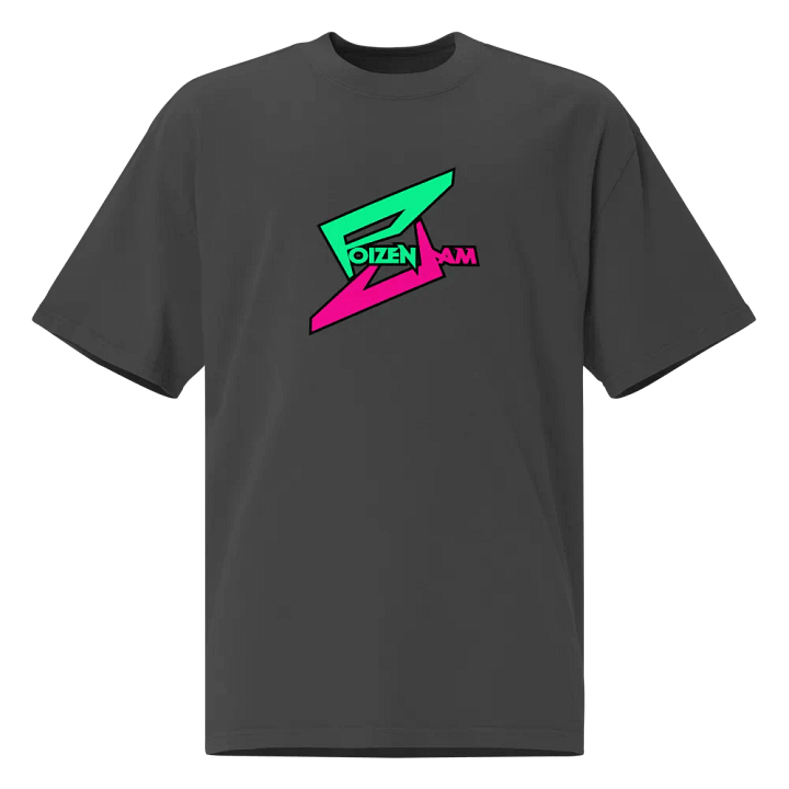 PoizenJam Logo Oversized Faded T-Shirt product image (1)