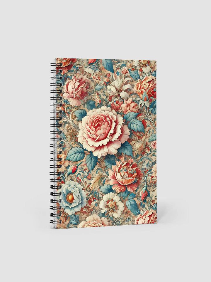 Royal Floral Spiral Notebook product image (1)