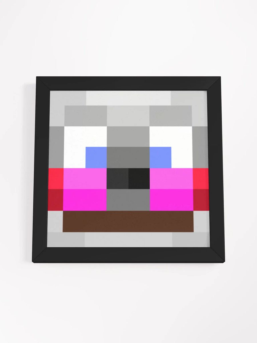 Funtime3Freddy3 Minecraft Skin Head Square Framed High-Quality Matte Poster product image (4)
